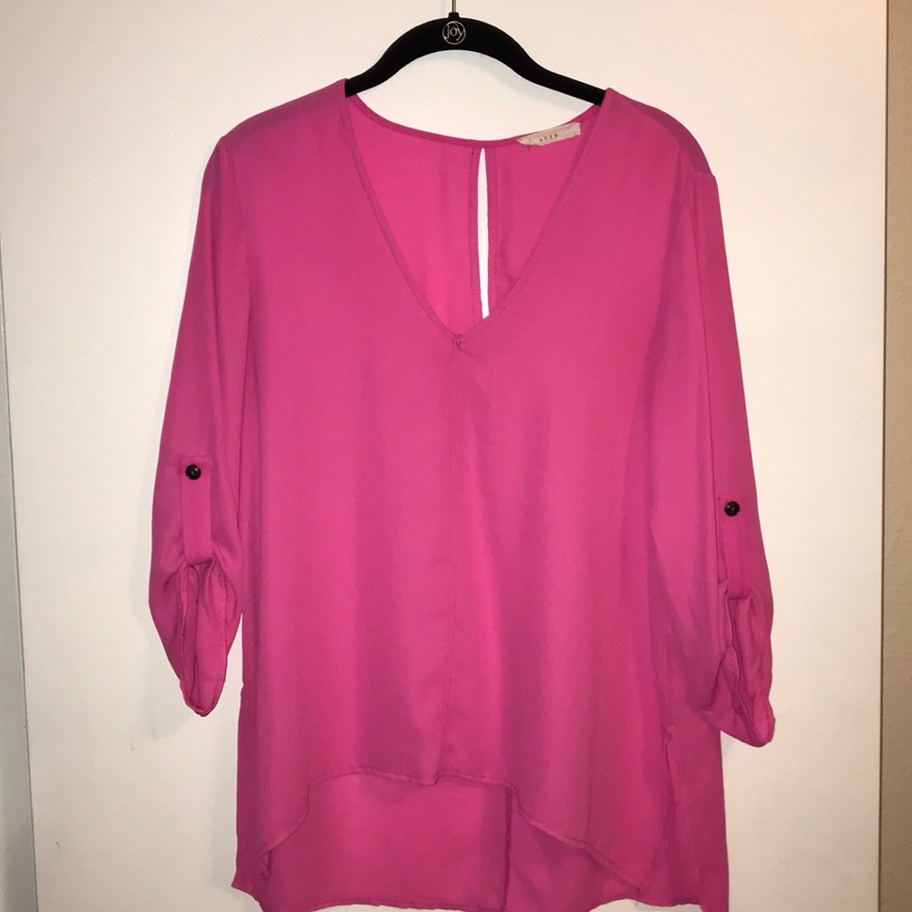 Hot Pink Blouse